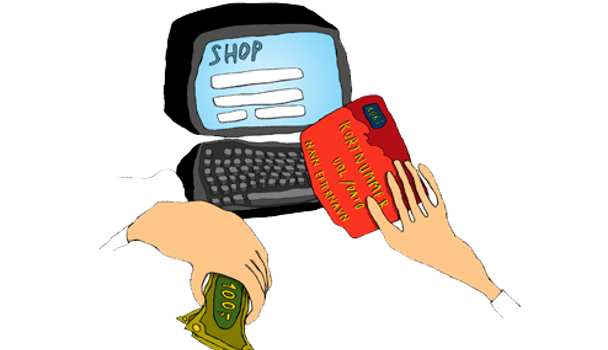 Komputer og kreditkort