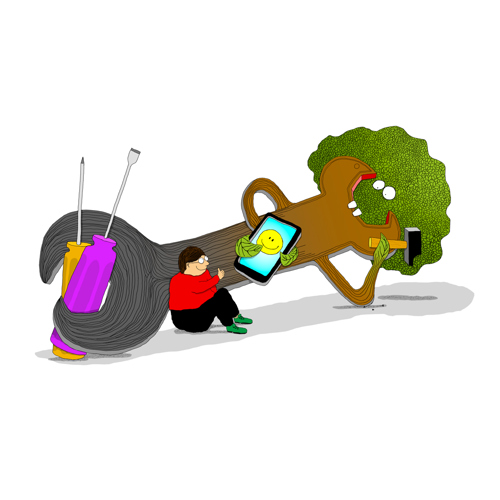 Illustration om retten til reparation
